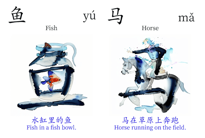 Wow Chinese illustrations